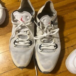 Jordan White and Black Sneakers